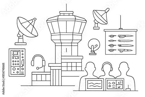 Air Traffic Control Scene Outline