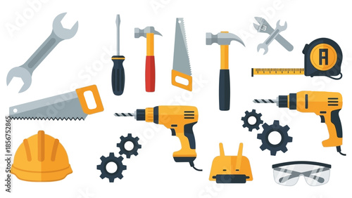 Collection of Various Tools and Equipment.