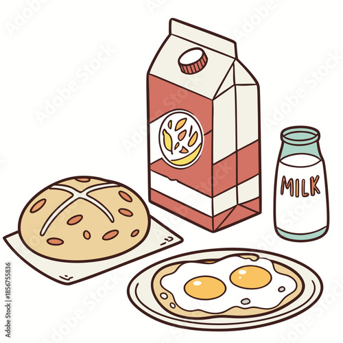 Classic breakfast set