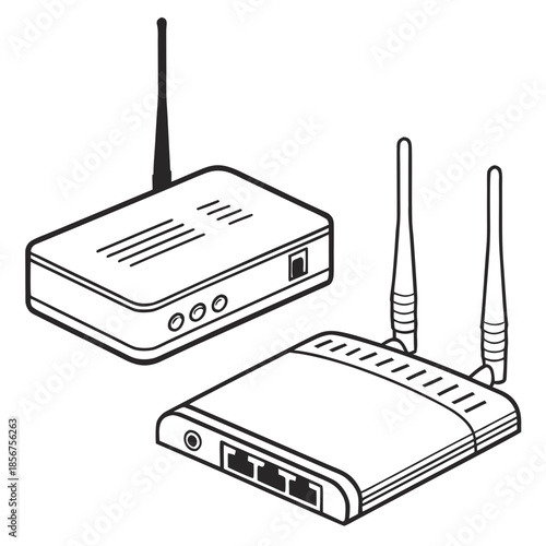 Wireless routers and network devices