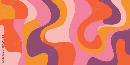 abstract fluid pattern seamless background with organic shapes