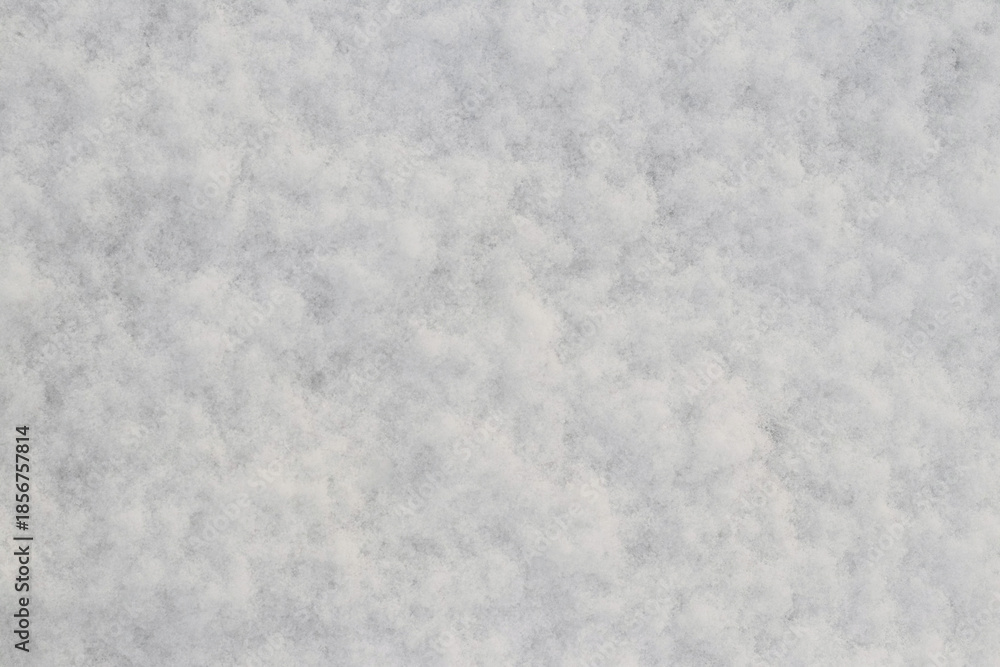 Fototapeta premium White texture of fresh snow with natural shades and soft shadows, winter background with clean surface for design and compositions