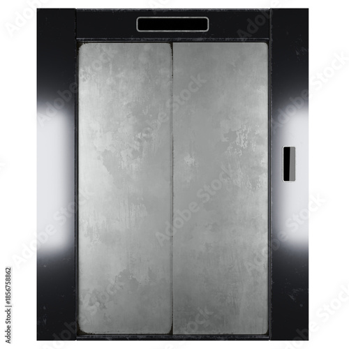 Apartment Elevator Door Modern Building Interior