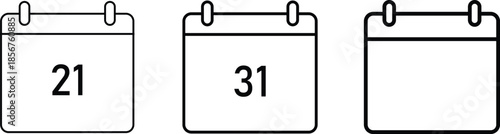 Calendar Date Icons