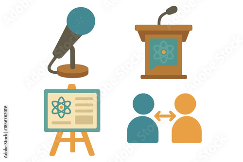 Science Communication Icons
