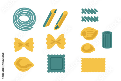 Assortment of Pasta Shapes
