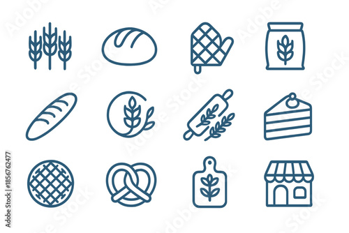 Bakery Icons Set