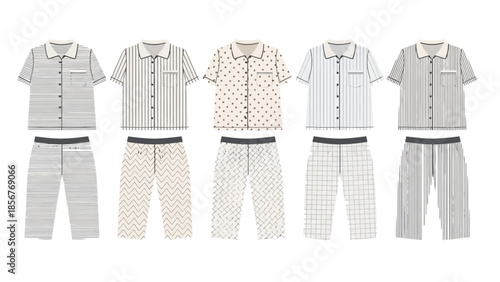 Variety of Pajama Styles for Comfortable Sleep and Relaxation A Fashion Overview