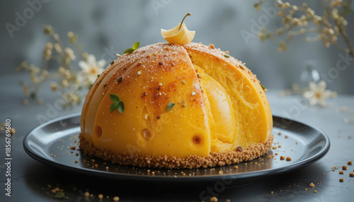 8k view mango mousse dome.