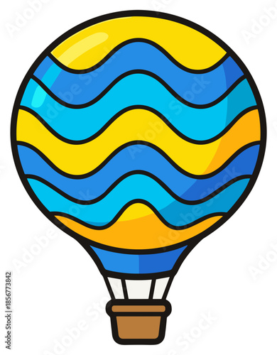 hot air balloon, balloon, animals, bear, lion, panda, fox, chick, sky, flying, colorful, shapes, collection, kids, party, travel, adventure, decoration, faces, smile