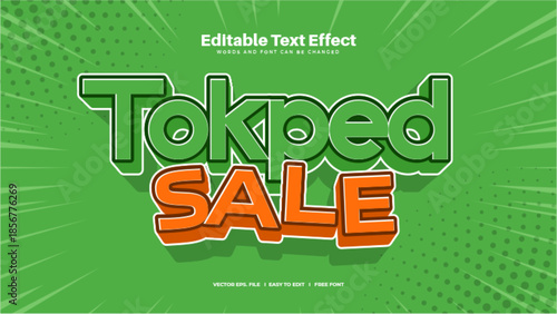 Green Sale Text Effect