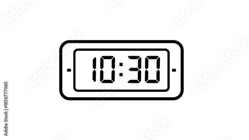 Digital Clock Displaying 1030 Time.