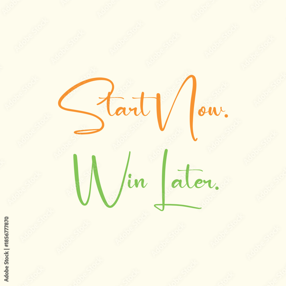 Obraz premium motivational typography