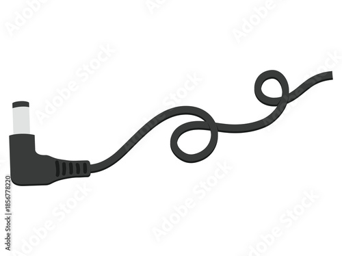 Hand Drawn DC Power Cable Connector
