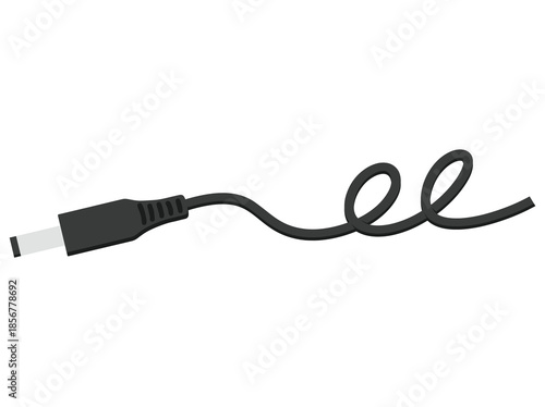 Hand Drawn DC Power Cable Connector
