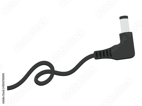 DC Power Cable Connector Clip Art
