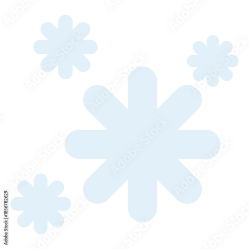 Snow vector icon. Weather icon flat style. perfect use for logo, presentation, website, and more. modern icon design color style 