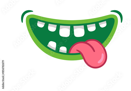 monster, mouth, teeth, tongue, fangs, scary, cartoon, creatures, faces, expressions, colorful, spooky, halloween, funny, jaws, smiles, growl, fantasy, characters, illustration