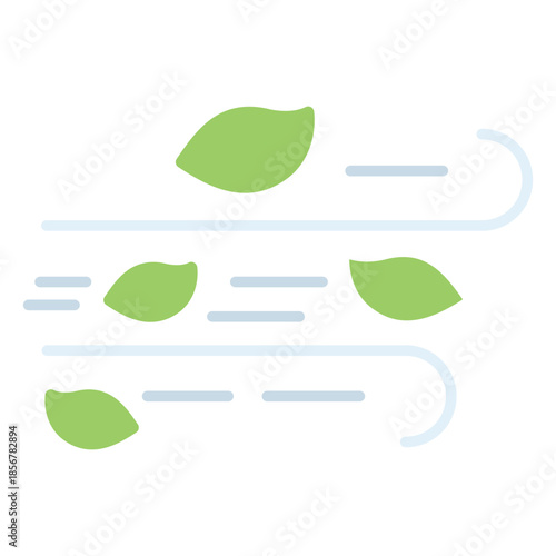 Wind vector icon. Weather icon flat style. perfect use for logo, presentation, website, and more. modern icon design color style 