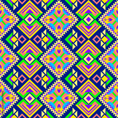 Geometric Ethnic pattern,
Native American tribal fabric, tile, carpet, vector,
illustration design, on background, Pattern fabric pixel, design for background, clothing, decorative, drapery, cloth