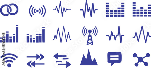 signal,graphs,waveform,volume,bars,spectrum,tower,wifi,arrows,mountain,chat,network.eps