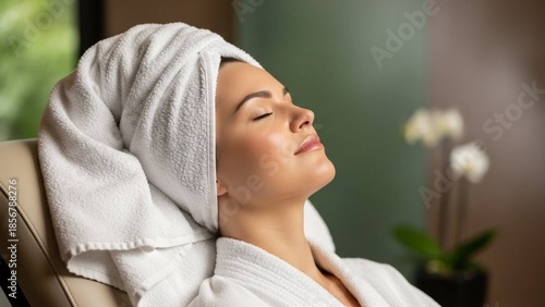 woman in spa