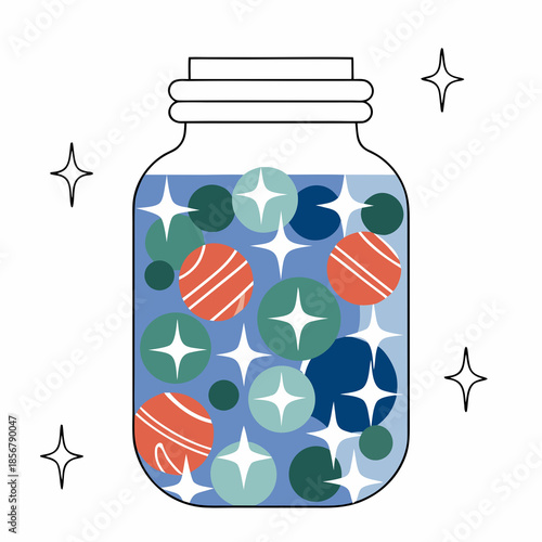 jar of honey and strawberry