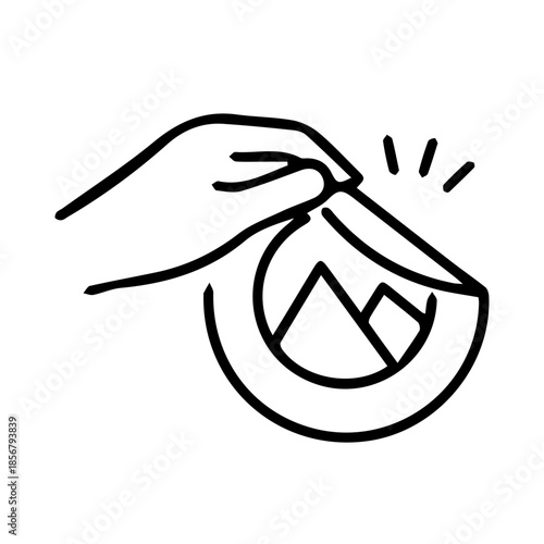 Unveiling Mountain Scene