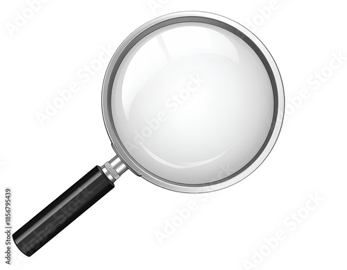 magnifying glass isolated on white