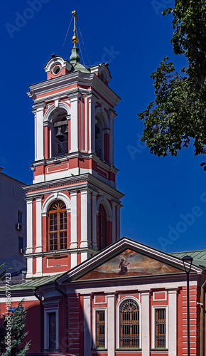 Resurrection church in Moscow, Russia. Constructed in 1629