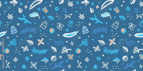 winter seamless pattern