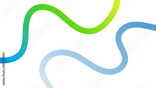 Vibrant gradient abstract backgrounds with 3D color lines modern vector art for posters, prints, and postcards