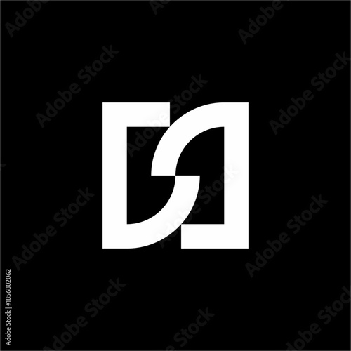 Sleek BG or GB abstract monogram with futuristic geometric curves. Ideal for modern architecture or premium fintech firms