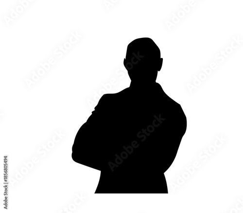 silhouette of a man