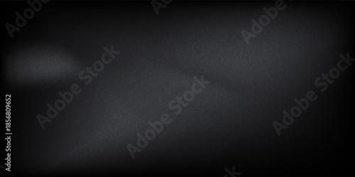 Grey gradient grain texture background gray black white monochrome smooth grainy backdrop design copy space