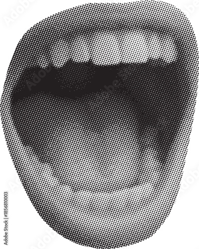 90s Grunge Pop Art Dotted Vintage Photocopy Aesthetic Collage Pack - Halftone Punk Mixed Media Art