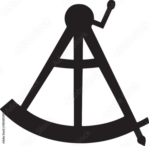 Black drafter's tool instrument drafting architecture