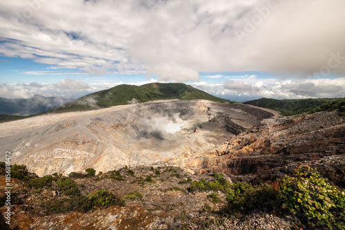 Crater of the Poas Volcano