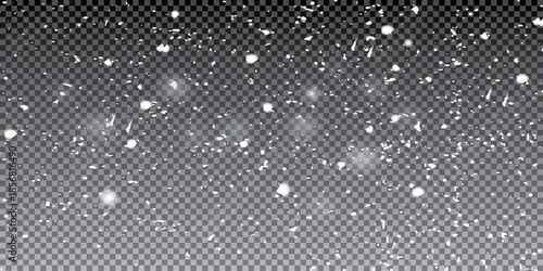 snowfall, abstract nature background, heavily blurred landscape, blizzard and white snow backdrop