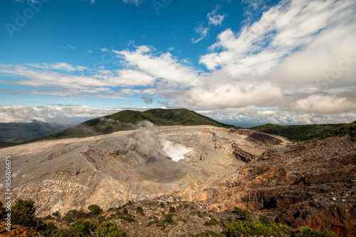 Crater of the Poas Volcano