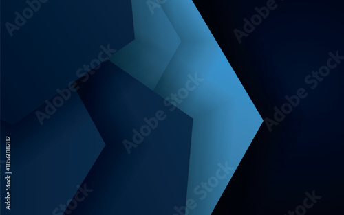 Abstract background with overlapping blue geometric design. Vector concept with message board space for modern website text and message design. VOL. 2
