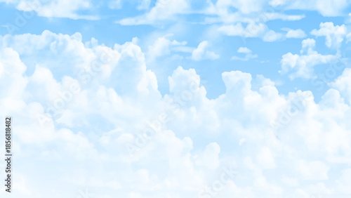 beautiful wispy cirrus clouds with turquoise sky cloud background