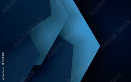 Abstract background with overlapping blue geometric design. Vector concept with message board space for modern website text and message design. VOL. 4