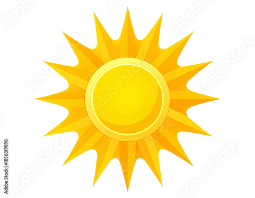 sun icon vector illustration