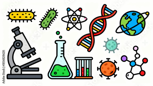 Science and laboratory icons