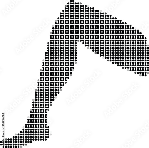 Leg Anatomy Illustration Vector Graphic Design Element