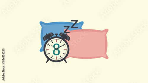 Time is money concept with alarm clock and timer,