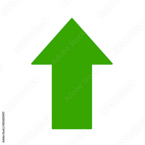 Green arrow pointing up