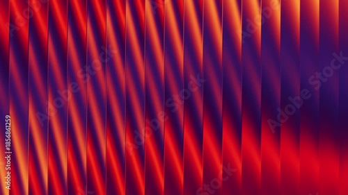 Abstract background with vertical gradient stripes in red, orange, and purple colors animated background