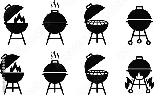 PrintBlack military soldier silhouettes, tactical infantry squad with rifles, sniper prone position, special forces army team, combat mission vector icons,